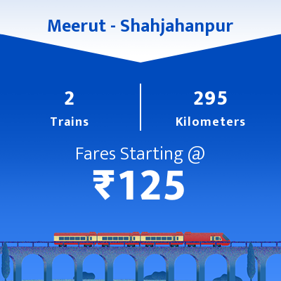 Meerut To Shahjahanpur Trains